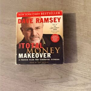 Dave Ramsey "The Total Money Makeover" Audiobook - Red, Black, Cream